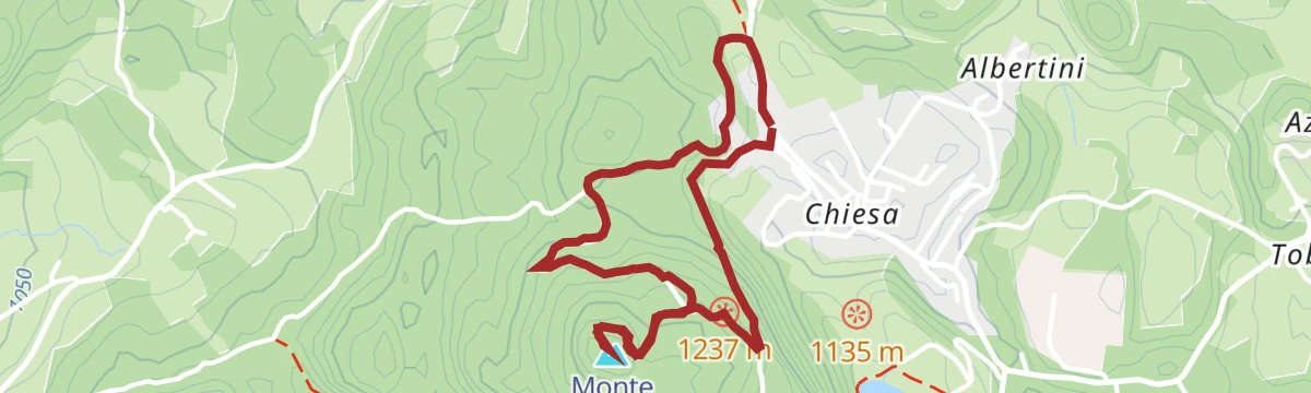Route map: Giro del Rust